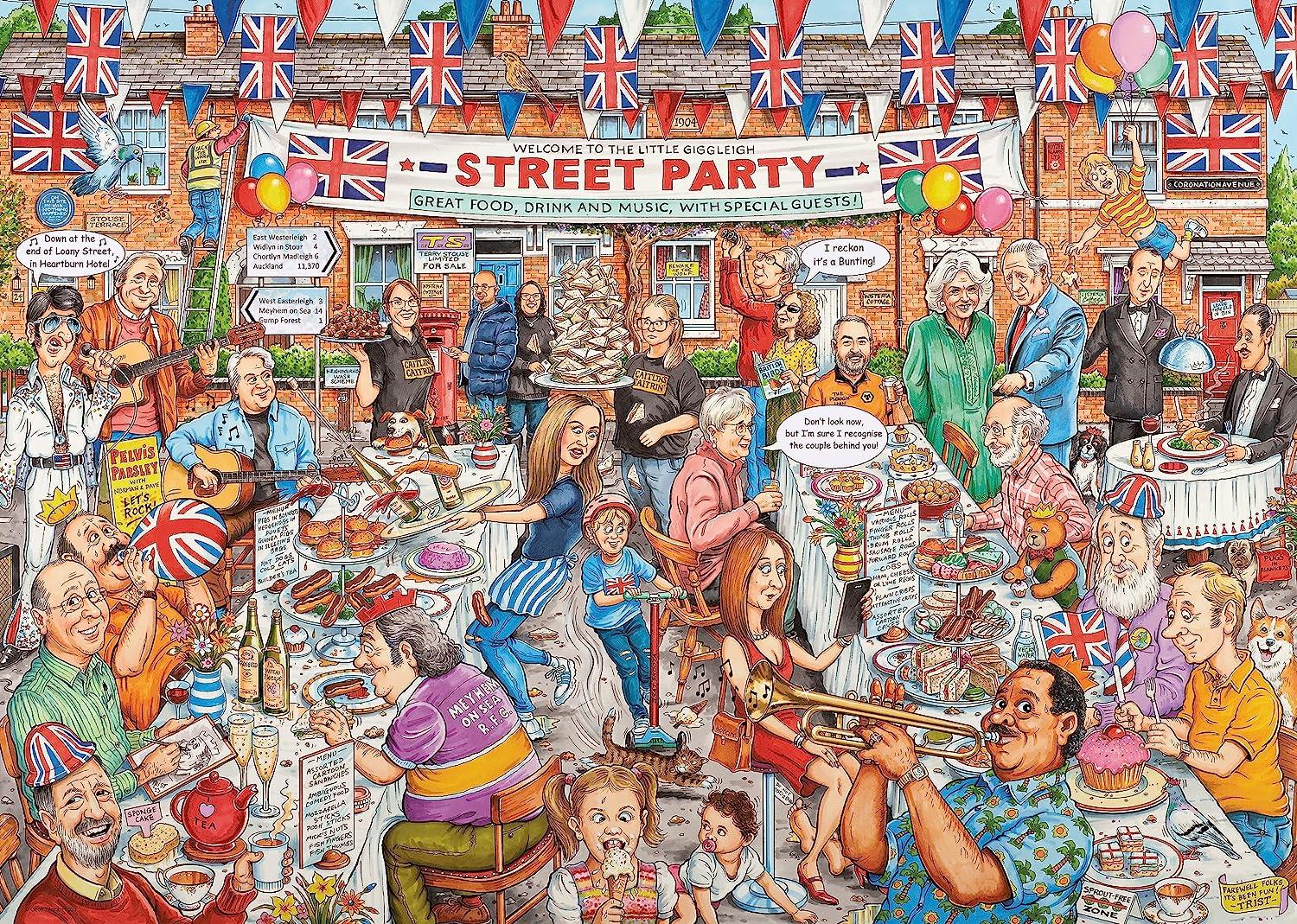 Ravensburger Best of Britain - The Street Party - 1000 Piece Puzzle image 1