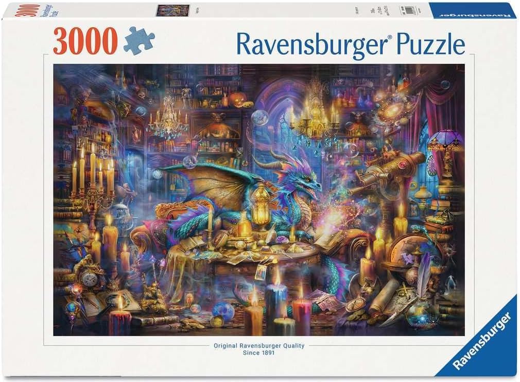 Ravensburger Dragon's Library 3000 Piece Puzzle image 0