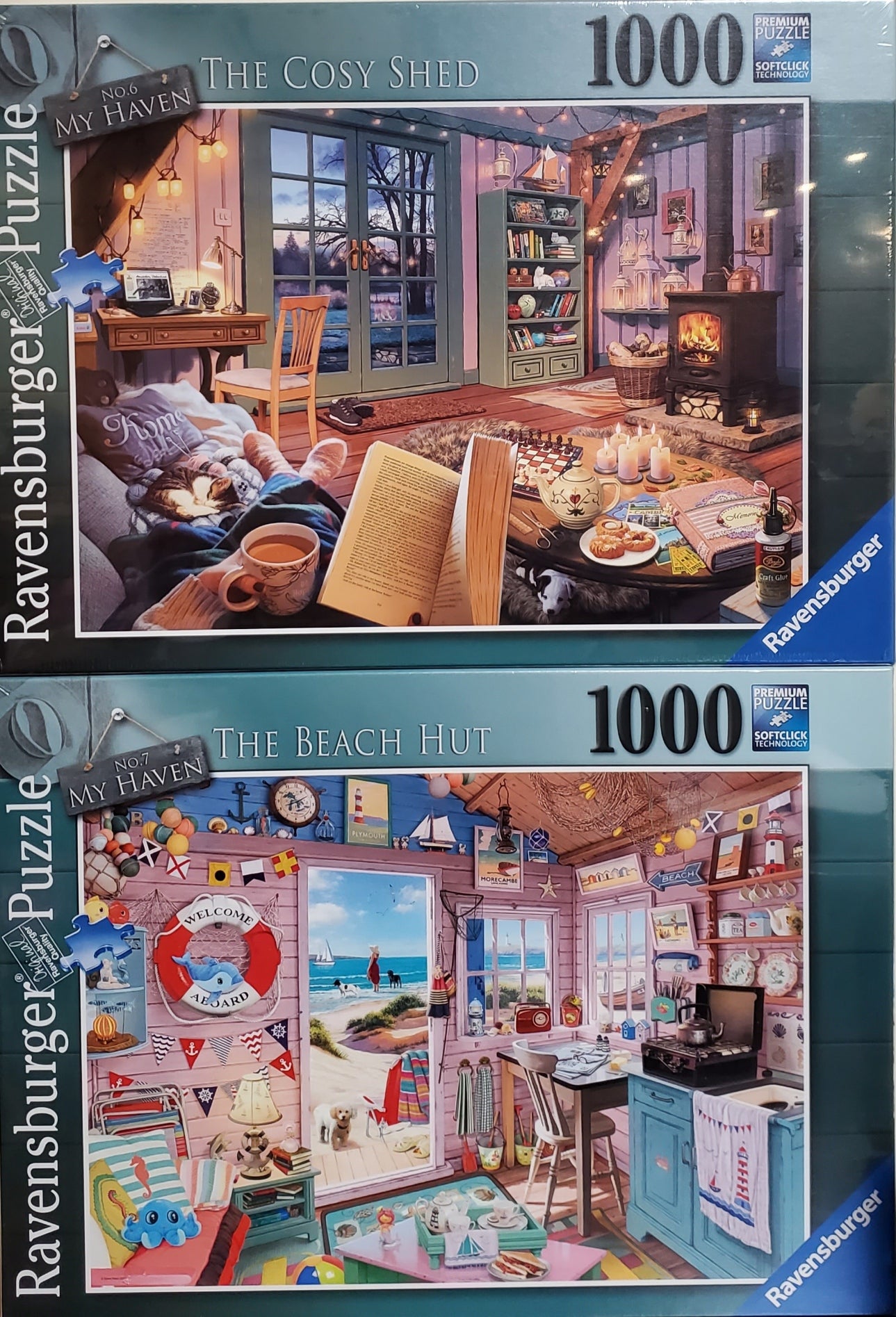 Ravensburger 2 My Haven 1000 Piece Puzzle Bundle image 0