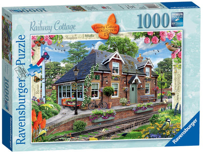 Ravensburger Country Cottage Collection 13 : Railway Cottage 1000 Piece Puzzle image 0
