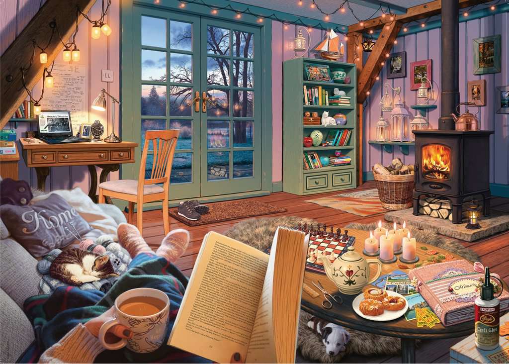 Ravensburger Cozy Retreat 1000 Piece Puzzle image 1