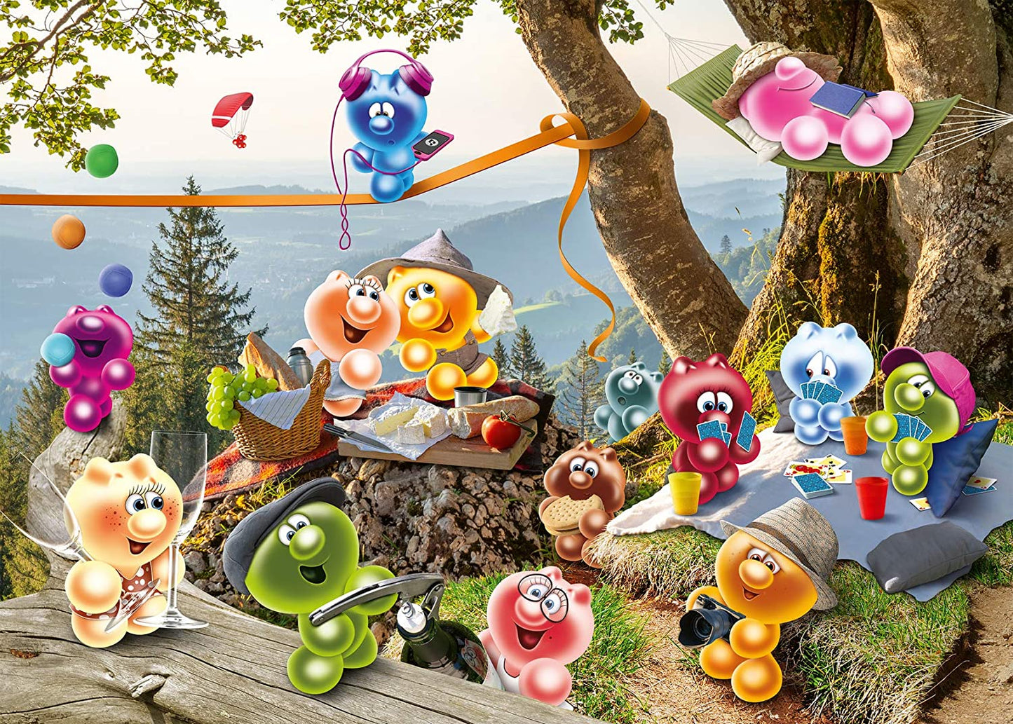 Ravensburger Gelini At the Picnic 1000 Piece Puzzle image 1
