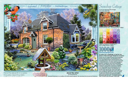 Ravensburger Country Cottage Collection 11 : Snowdrop Cottage 1000 Piece Puzzle image 2