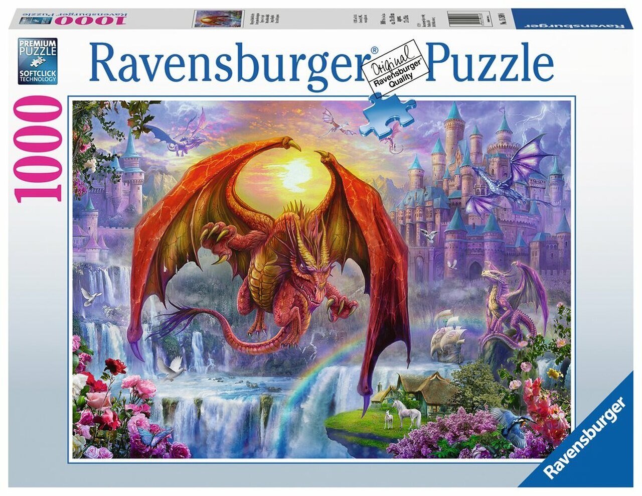 Ravensburger Dragon Kingdom 1000 Piece Puzzle image 0