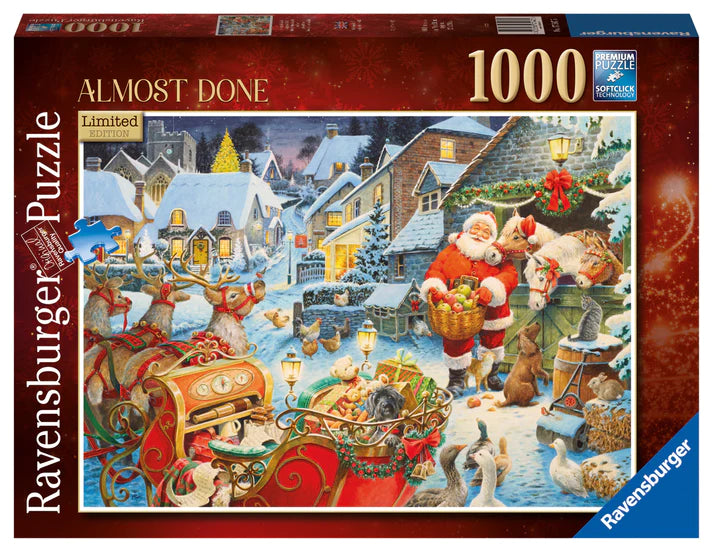 Ravensburger Christmas Limited Edition 2023 Almost Done 1000 Piece Puzzle image 0