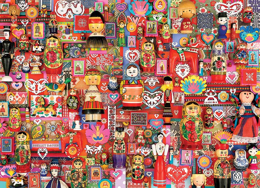 Cobble Hill Dollies 1000 Piece Puzzle image 1