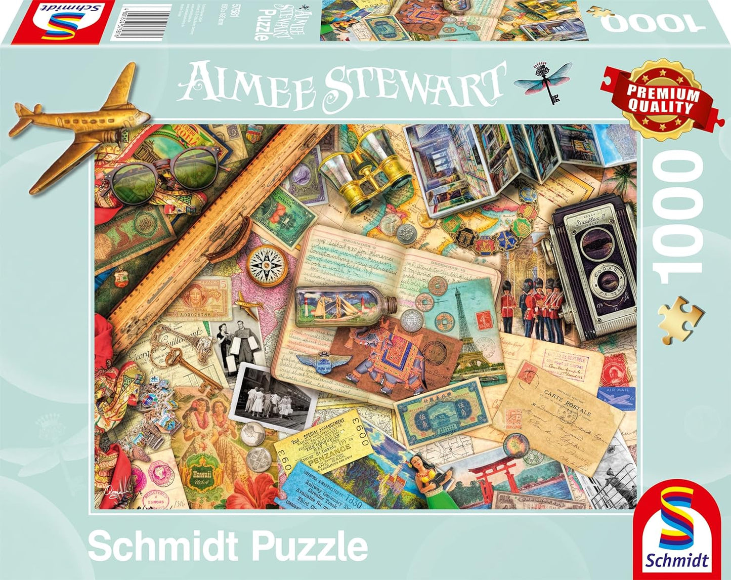 Schmidt Aimee Stewart Travel Memories 1000 Piece Puzzle image 0