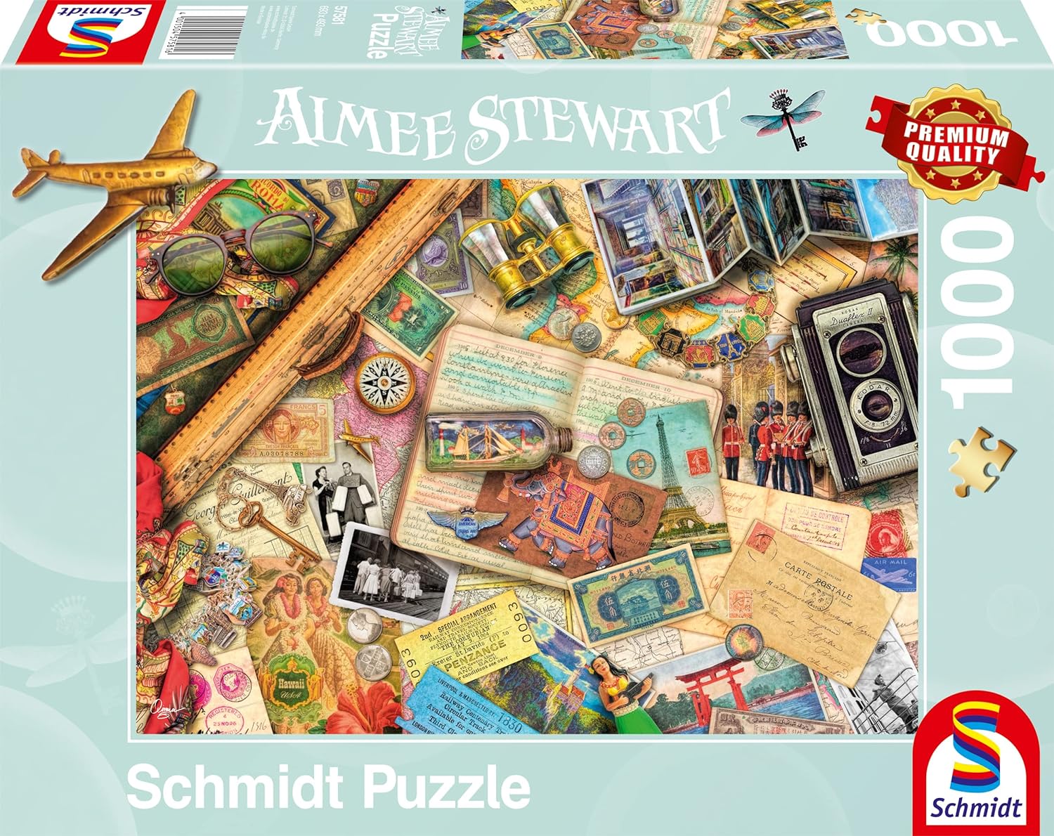 Schmidt Aimee Stewart Travel Memories 1000 Piece Puzzle image 0