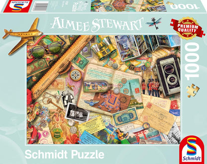 Schmidt Aimee Stewart Travel Memories 1000 Piece Puzzle image 0