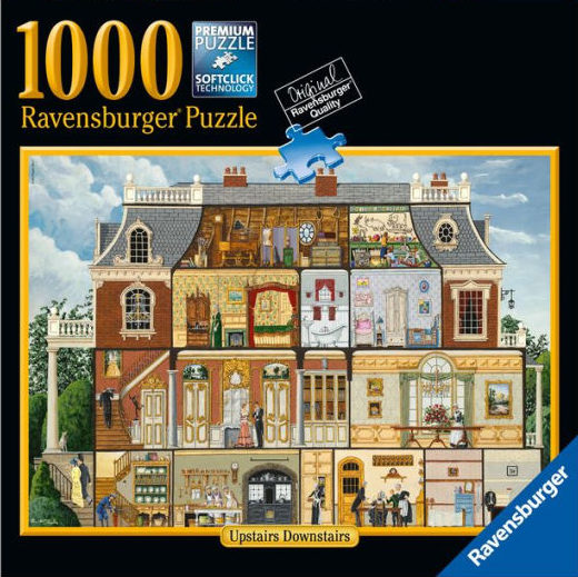 Ravensburger Upstairs Downstairs 1000 Piece Puzzle image 0