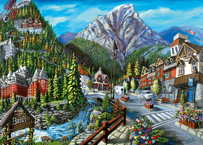 Ravensburger Canadian Collection Welcome to Banff 1000 Piece Puzzle image 1
