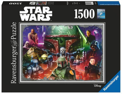 Ravensburger Star Wars Boba Fett, Bounty Hunter 1500 Piece Puzzle image 0