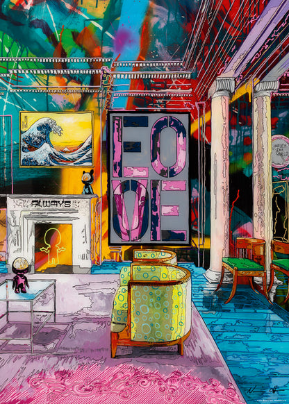 Heye Room With Wave 1000 Piece Puzzle image 1