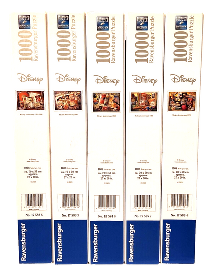 Ravensburger Disney Collector's Edition Mickey Anniversary BUNDLE (5) image 0