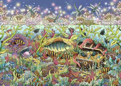 Ravensburger Underwater Kingdom at Dusk 1000 Piece Puzzle image 1