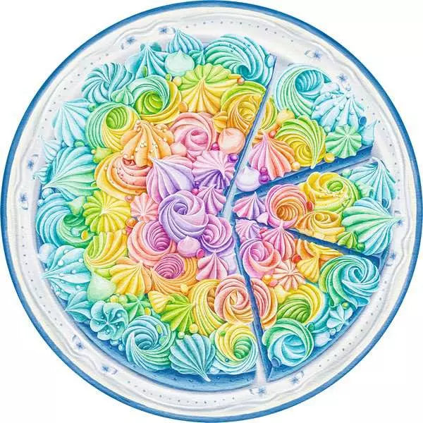 Ravensburger Circle of Colors Rainbow Cake 500 Piece Puzzle image 1