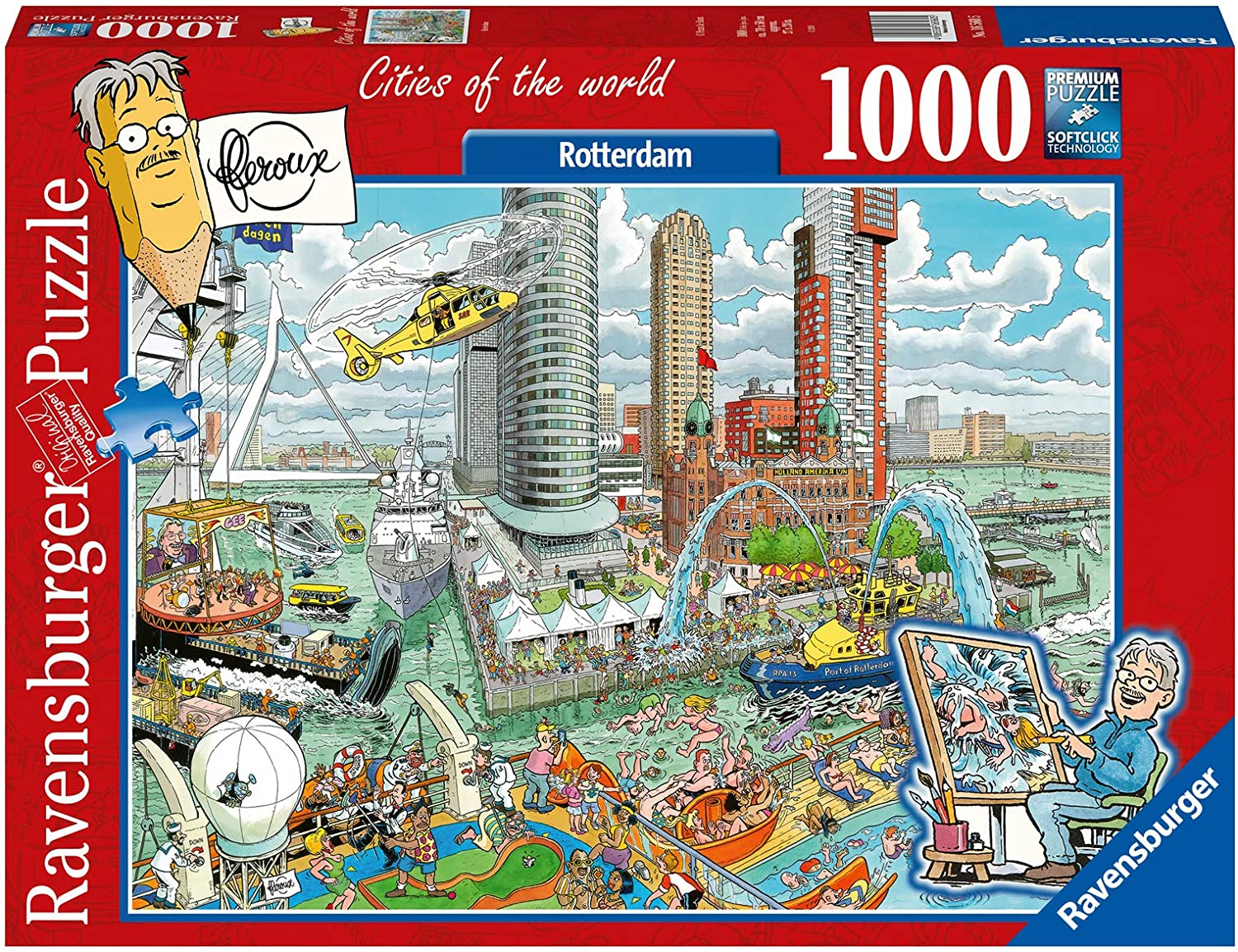 Ravensburger Cities Of The World Rotterdam 1000 Piece Puzzle image 0