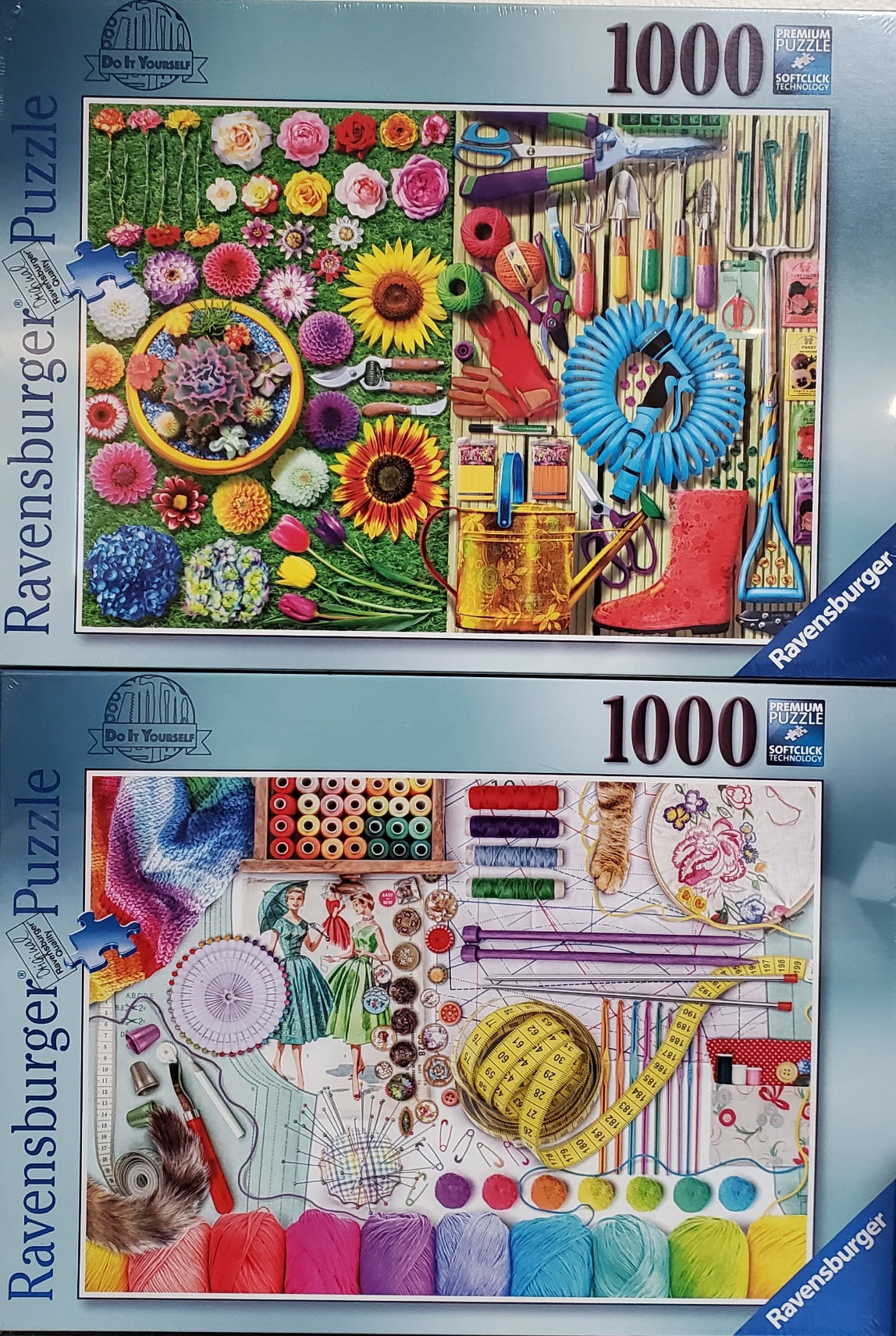 Ravensburger 2 DIY 1000 Piece Puzzle Bundle A image 0