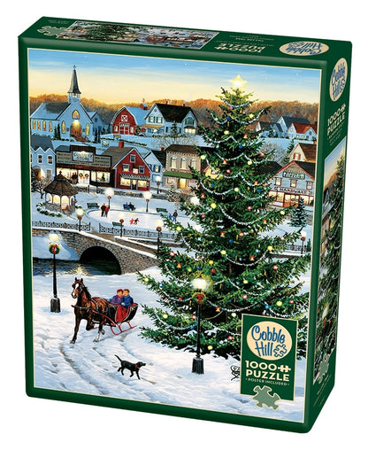 Cobble Hill Village Tree 1000 Piece Puzzle image 0