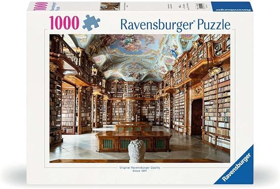 Ravensburger Library at St. Florian Monastery Austria 1000 Piece Puzzle image 0