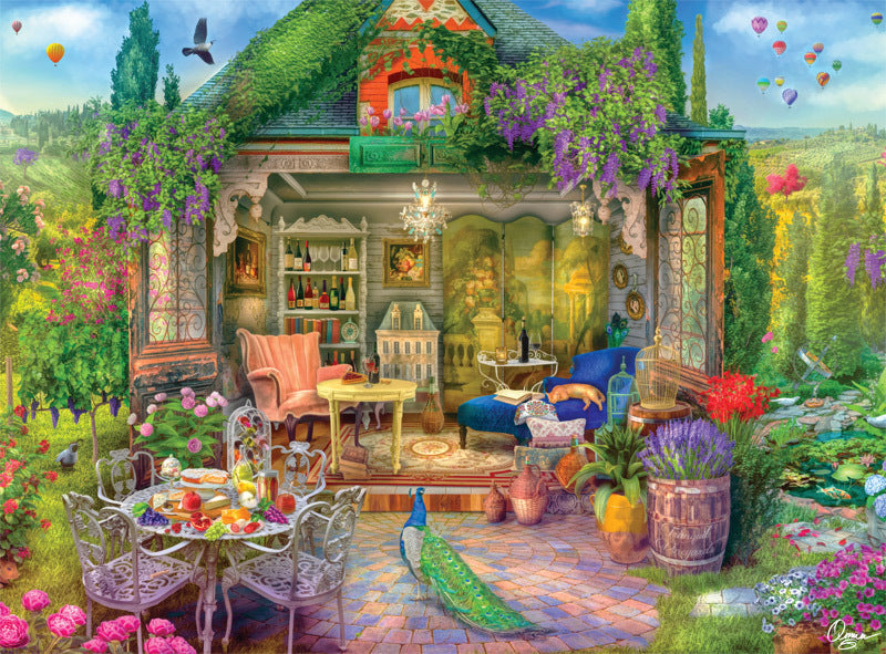 Buffalo Games Aimee Stewart Wine Country Escape 1000 Piece Puzzle image 1