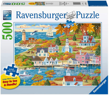 Ravensburger By Land and Sea 500 Piece Large Format Puzzle image 0