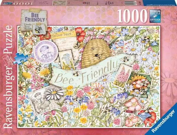 Ravensburger Linda Jane Smith Bee Friendly 1000 Piece Puzzle image 0