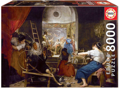 Educa The Spinners (Fable of Arachne), Diego Velázquez 8000 Piece Puzzle image 0