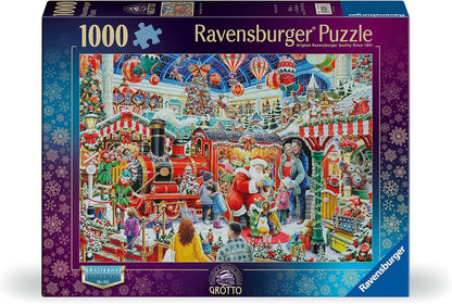 Ravensburger 2025 Christmas Limited Edition - No. 29 Santa's Steam Train Grotto 1000 Piece Puzzle image 0