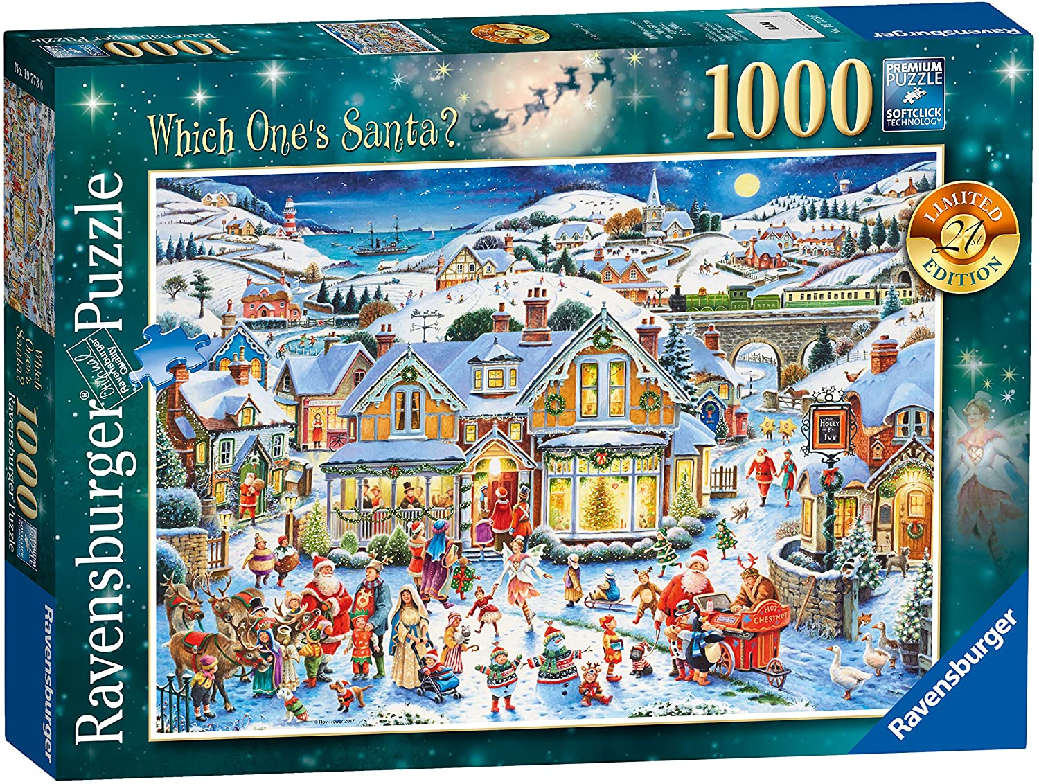 Ravensburger Which One's Santa 21st Limited Edition 1000 Piece Puzzle image 0