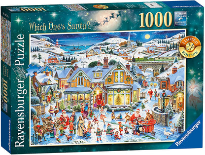 Ravensburger Which One's Santa 21st Limited Edition 1000 Piece Puzzle image 0