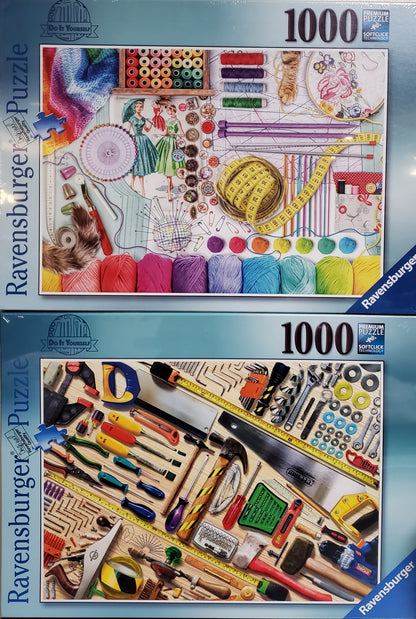 Ravensburger 2 DIY 1000 Piece Puzzle Bundle B image 0