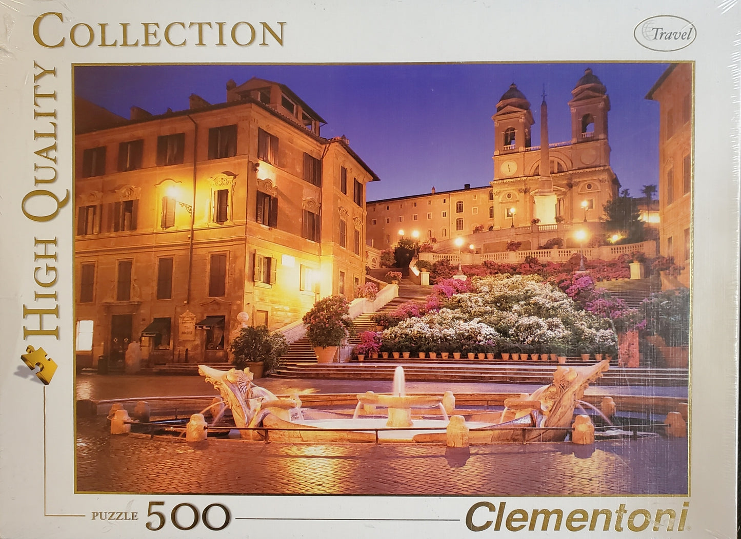 Clementoni High Quality Collection Piazza di Spagna - Rome 500 Piece Puzzle image 0