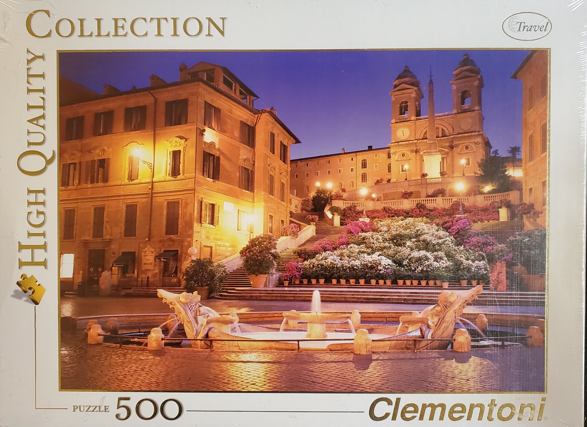 Clementoni High Quality Collection Piazza di Spagna - Rome 500 Piece Puzzle image 0