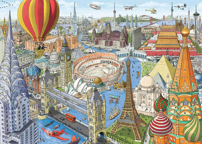 Ravensburger Around the World in 80 Days 1000 Piece Puzzle image 1