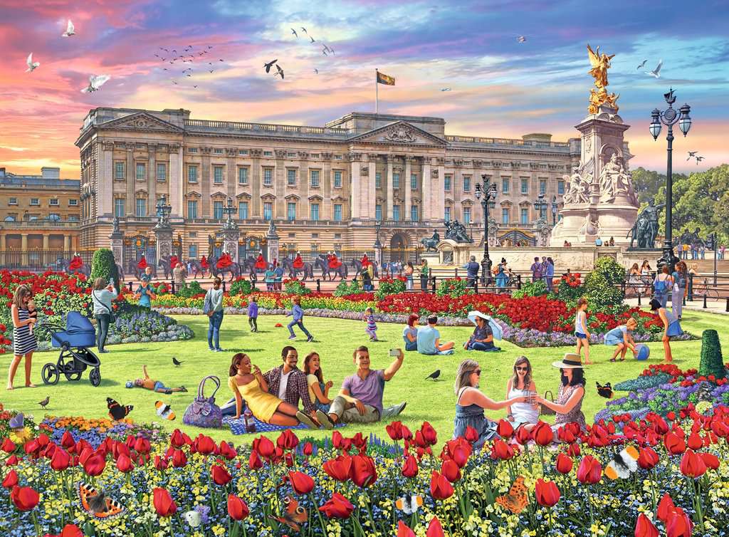 Ravensburger Happy Days No. 5 Royal Residences 4 x 500 Piece Puzzle image 2