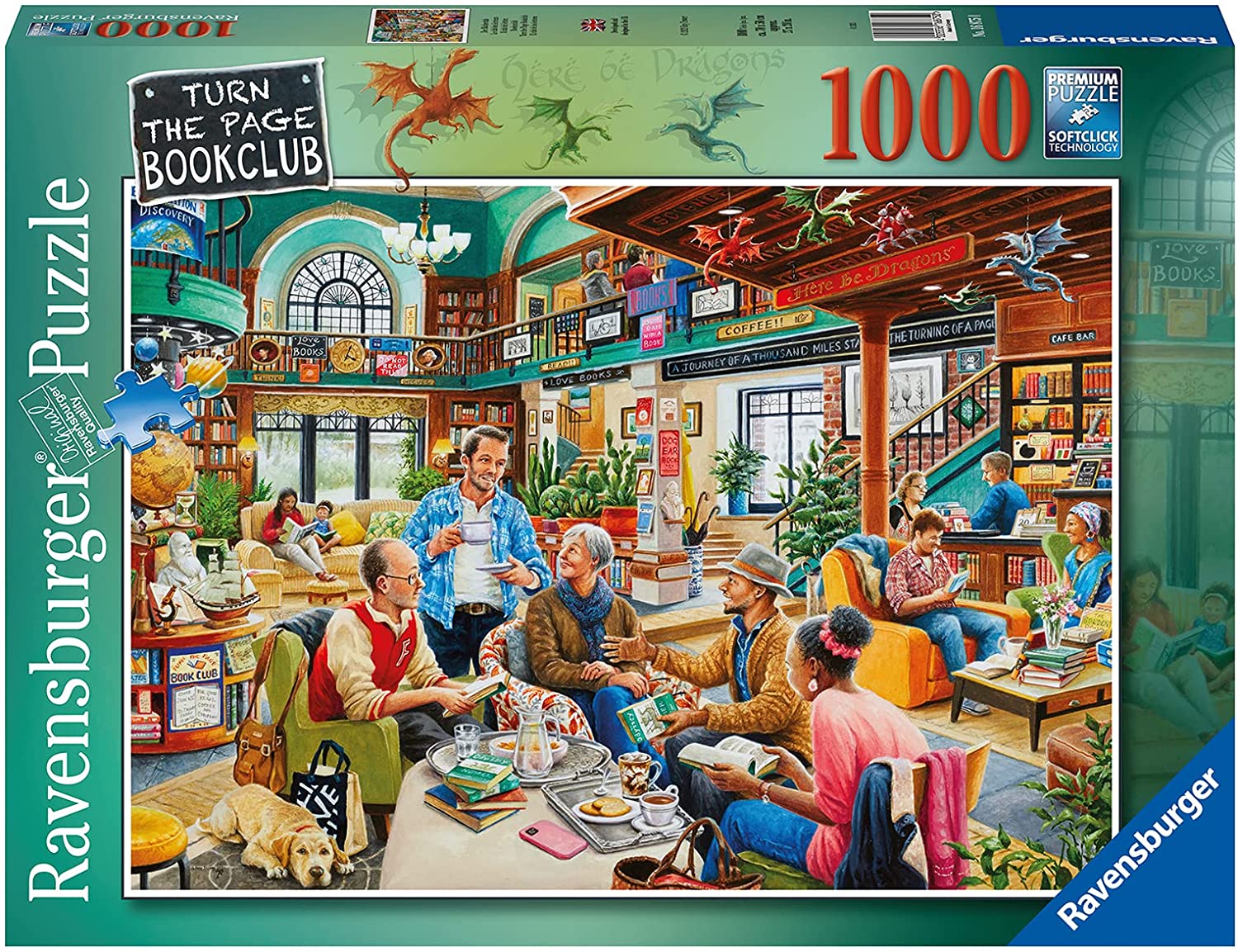 Ravensburger Turn the Page Bookclub 1000 Piece Puzzle image 0