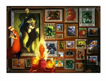 Ravensburger Disney Villainous Scar 1000 Piece Puzzle image 1