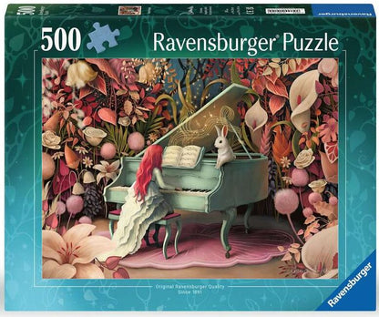 Ravensburger Demelsa Haughton Rabbit Recital 500 Piece Puzzle image 0