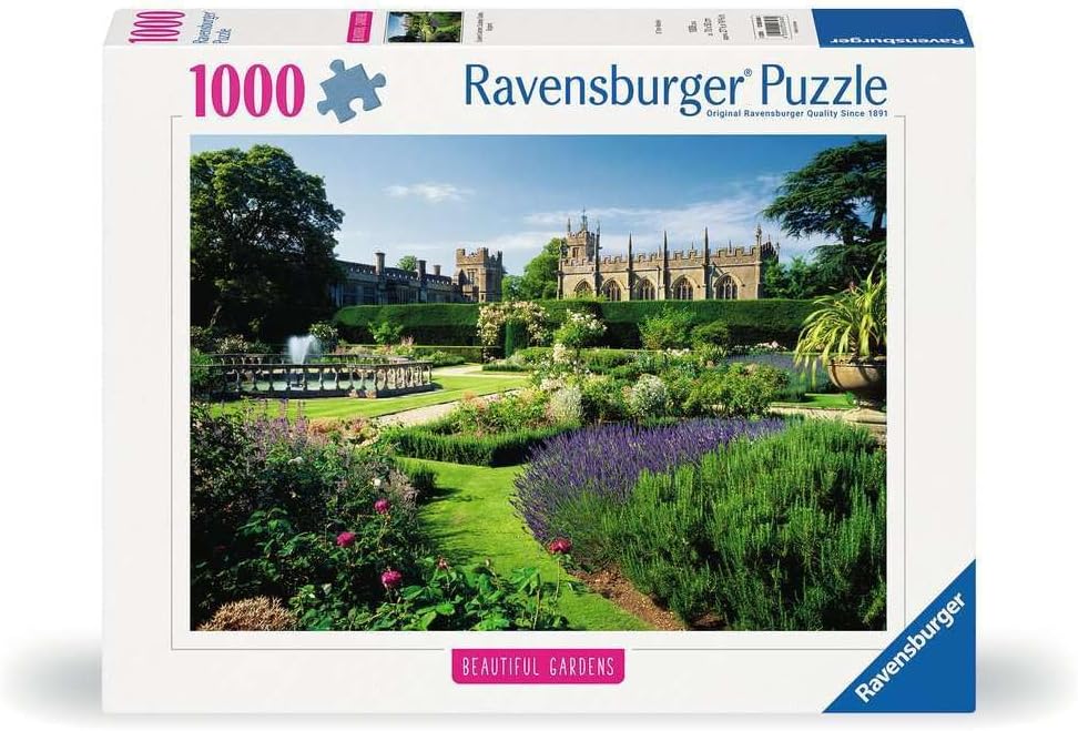 Ravensburger Queen's Garden Sudeley Castle 1000 Piece Puzzle image 0