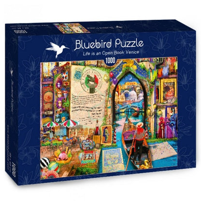 Bluebird Aimee Stewart Life Is An Open Book Venice 1000 Piece Puzzle image 0