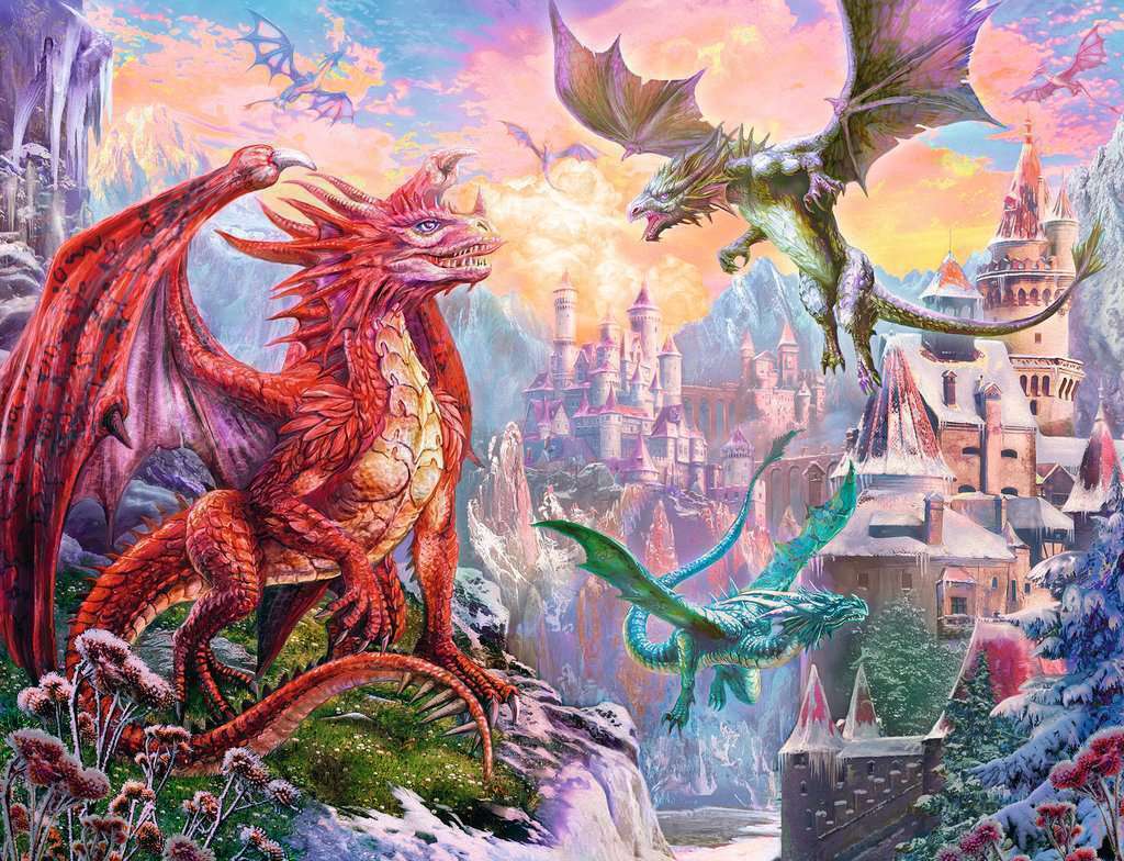 Ravensburger Dragonland 2000 Piece Puzzle image 1