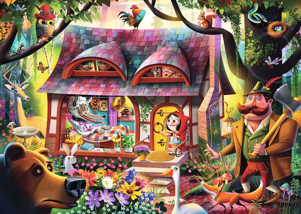Ravensburger Come In Red Riding Hood 1000 Piece Puzzle image 1