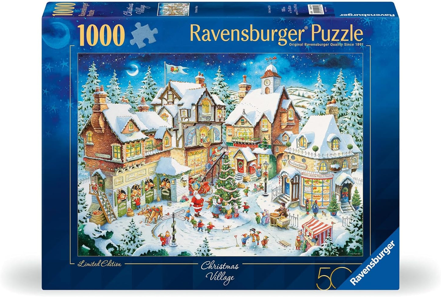 Ravensburger Christmas Limited Edition 2024 - 50th Anniversary Edition Christmas Village 1000 Piece Puzzle image 0