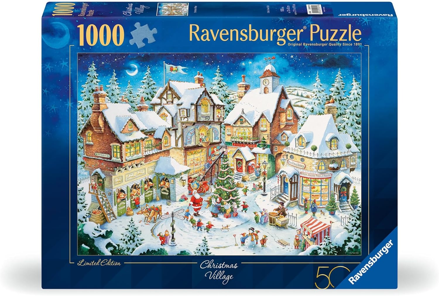 Ravensburger Christmas Limited Edition 2024 - 50th Anniversary Edition Christmas Village 1000 Piece Puzzle image 0