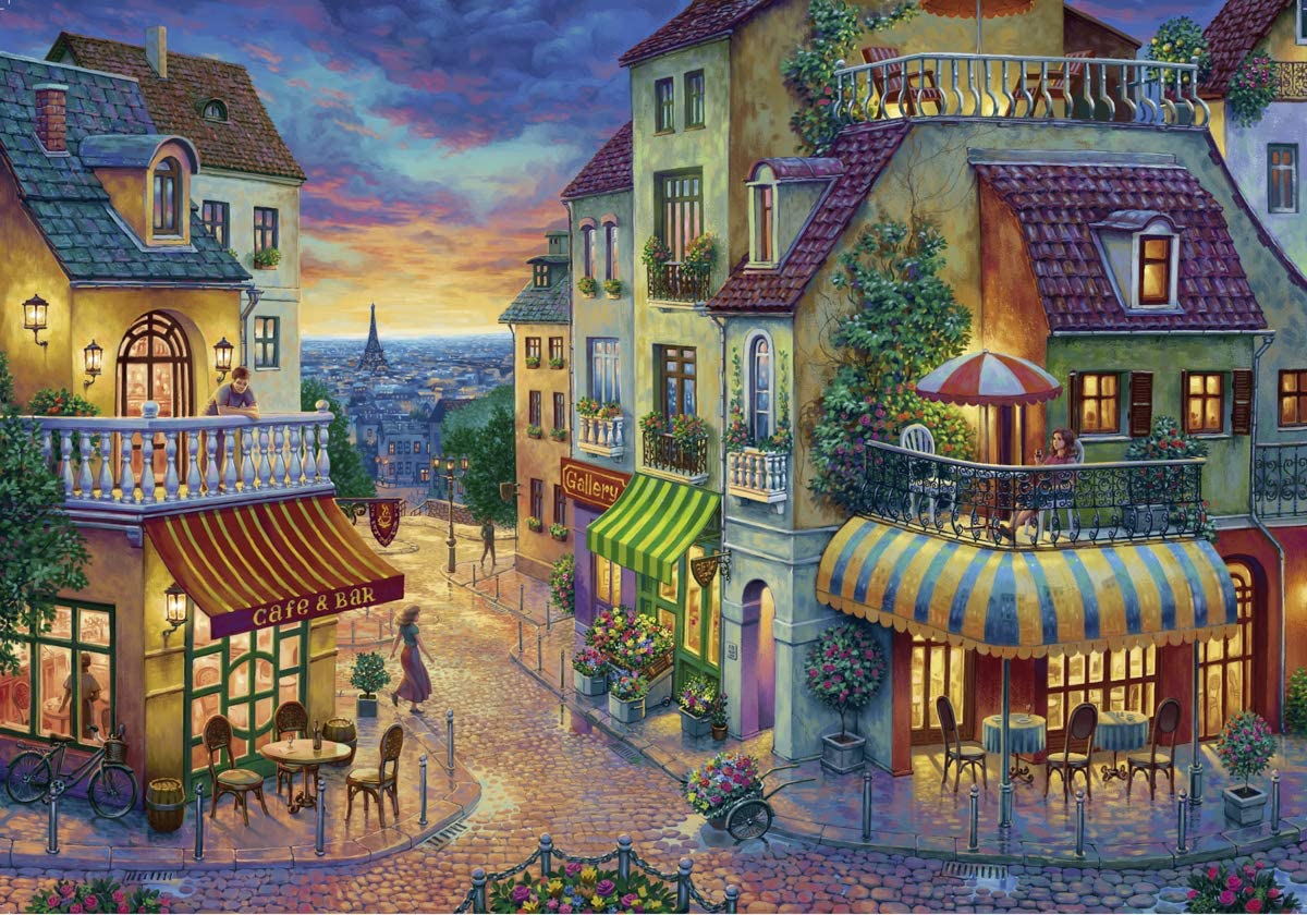 Ravensburger An Evening In Paris 1000 Piece Puzzle image 1