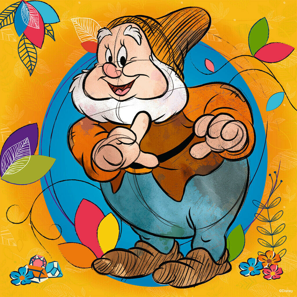 Ravensburger Disney The Seven Dwarfs: Happy 500 Piece Puzzle image 1