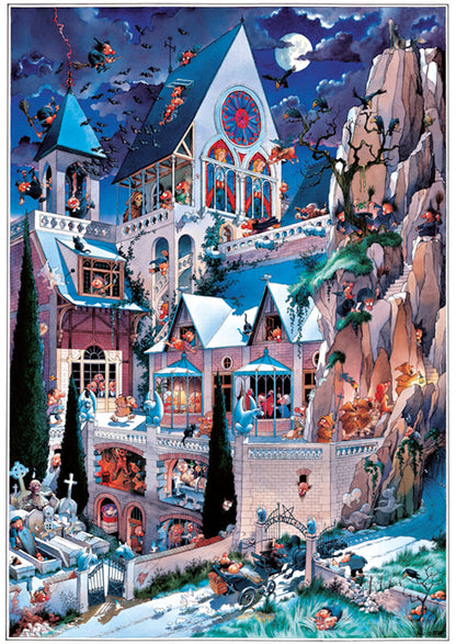 Heye Loup Castle of Horror 2000 Piece Puzzle image 1