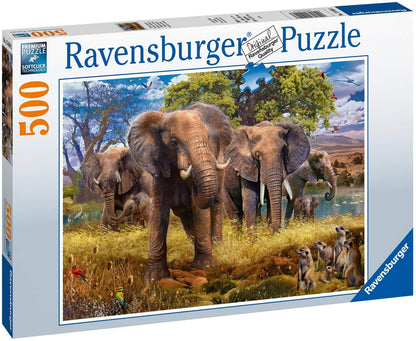 Ravensburger Elephants 500 Piece Puzzle image 0