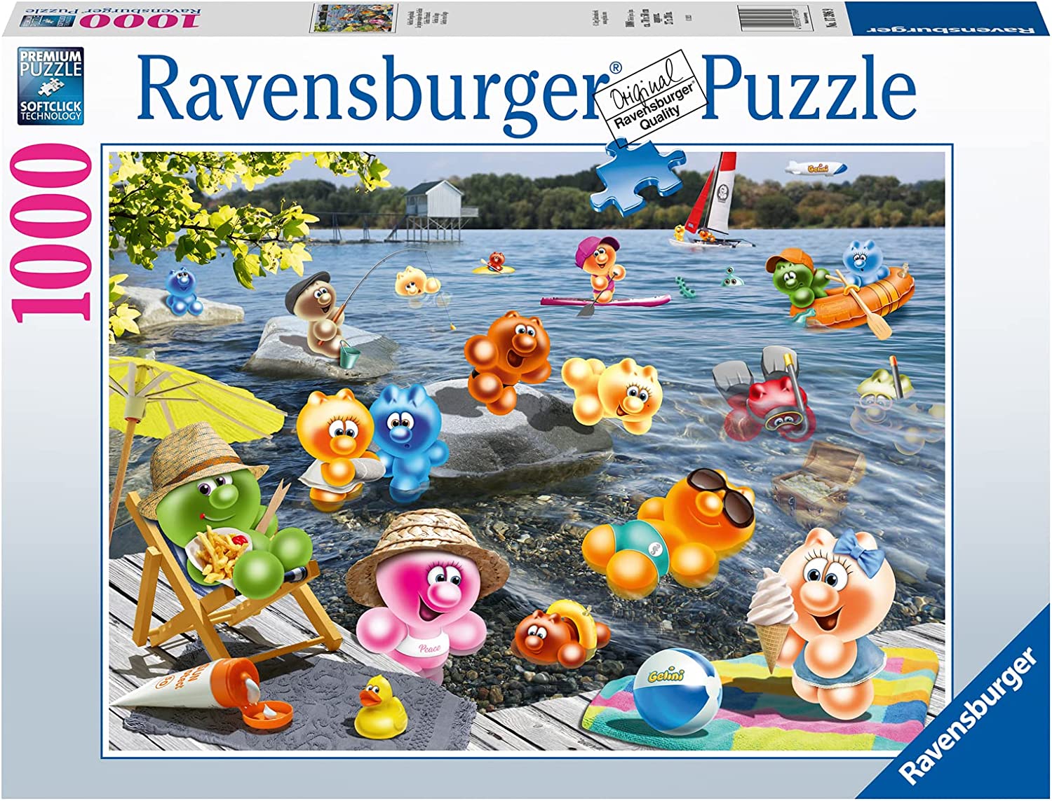 Ravensburger Gelini Lake Picnic 1000 Piece Puzzle image 0